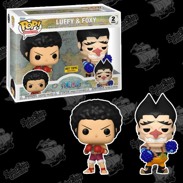 Funko Pop! One Piece: Luffy & Foxy 2 Pack - Hot Topic