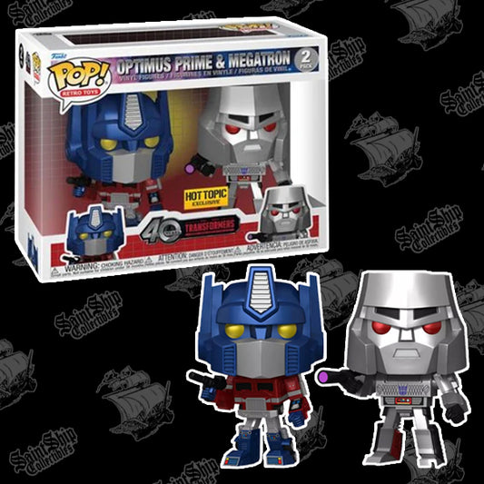 Funko Pop! Transformers: Optimus Prime & Megatron 2 Pack - Hot Topic