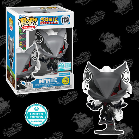 Funko Pop! Sonic the Hedgehog: Infinite Glows in the Dark #1139 - Limited Edition 9500