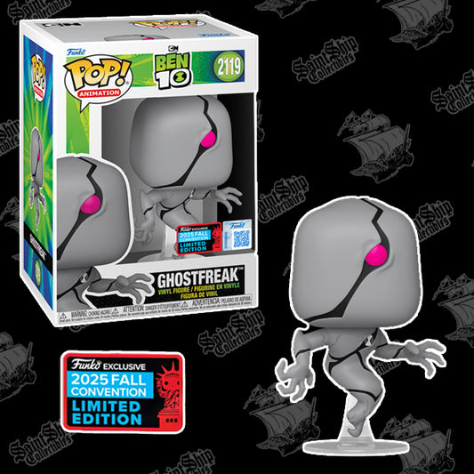 Funko Pop! Ben 10: Ghostfreak #2119 - NYCC 2025 Shared