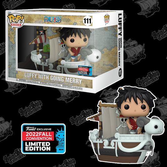 Funko Pop! Rides One Piece Luffy with Going Merry #111 - NYCC 2022 Shared