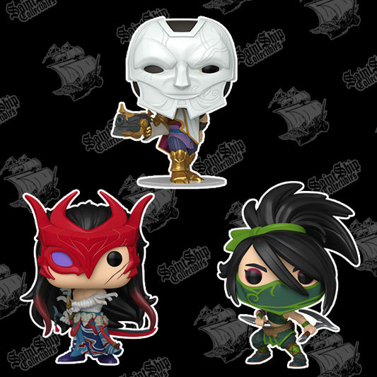 Funko Pop! League of Legends: Bundle S2 Jhin, Yone, Akali (Pre-Order)