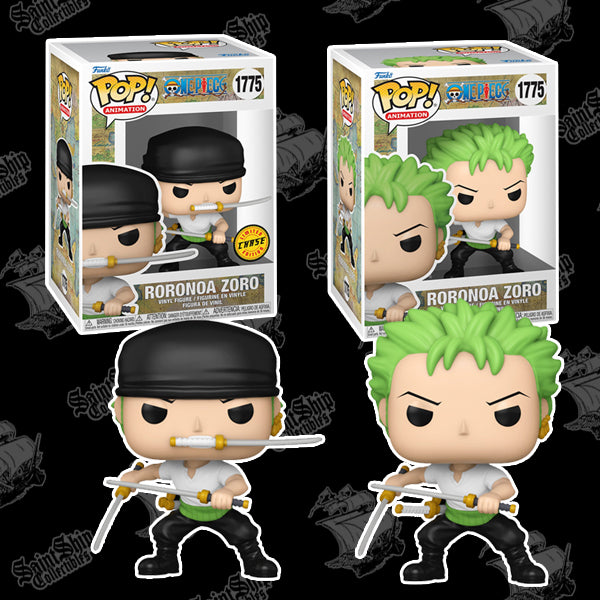 Funko Pop! One Piece: Roronoa Zoro Regular + Chase #1775