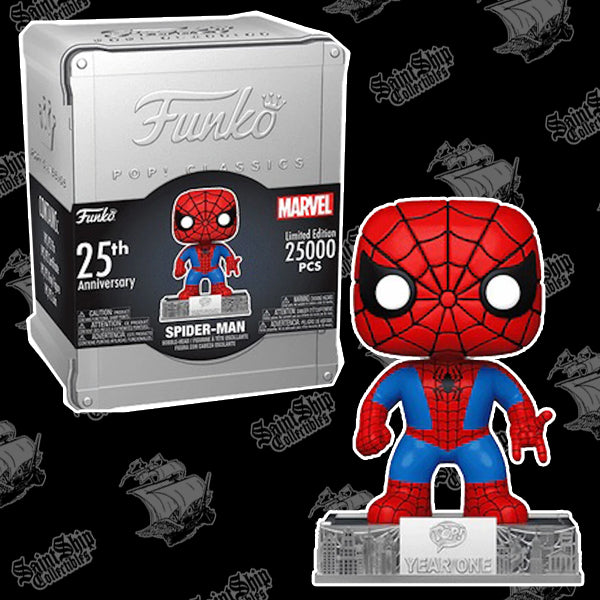 Funko Pop! Classics Marvel: Spiderman 25th Anniversary - SDCC 2023 Shared