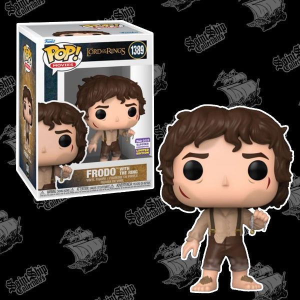 Funko Pop! The Lord of the Rings: Frodo with the Ring #1389 - SDCC 2023 Shared