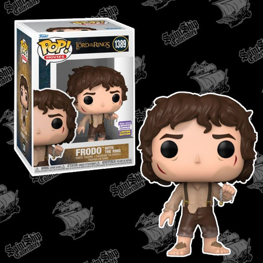 Funko Pop! The Lord of the Rings: Frodo with the Ring #1389 - SDCC 2023 Shared