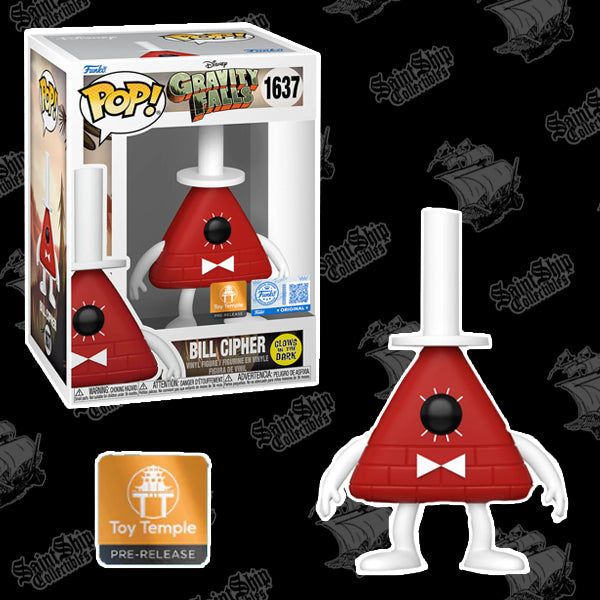 Funko Pop! Fravity Falls: Bill Cipher Glow in the Dark #1637 - Toy Temple PR (Pre-Order)