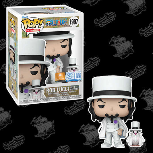 Funko Pop! One Piece: Rob Lucci with Hattori #1997 - Toy Temple (Pre-order)
