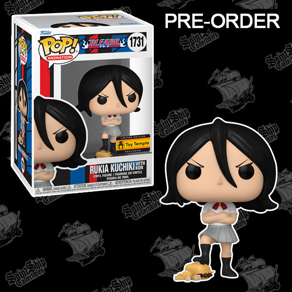 Funko Pop! Bleach: Rukia Kuchiki with Kon #1731 - Toy Temple