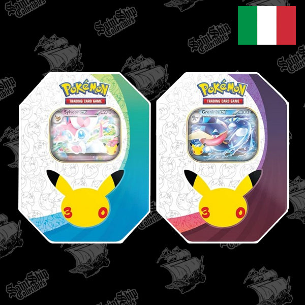 Pokemon 30° anniversario Tin Sylveon EX e Greninja EX (ITA)