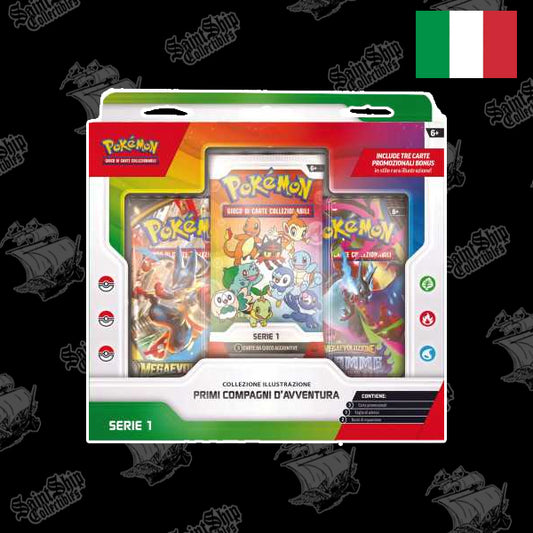 Pokemon Megaevoluzione - Collezione Illustrazione Primi Compagni d'Avventura (ITA)
