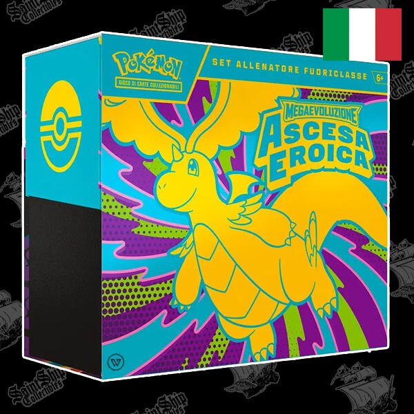 Pokemon Megaevoluzione Ascesa Eroica ETB Set Allenatore Fuoriclasse (ITA)