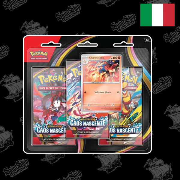 Pokemon Megaevoluzione Caos Nascente 3 Pack Blister - Charmeleon (ITA)