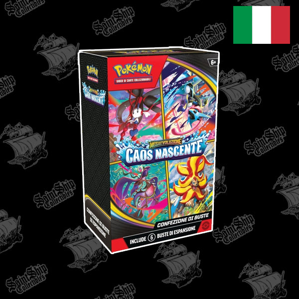 Pokemon Megaevoluzione Caos Nascente - Bundle 6 buste (ITA)